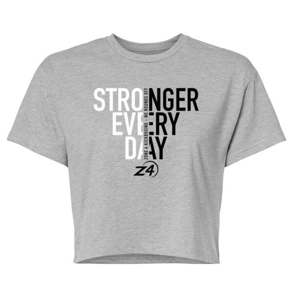 STRONGER EVERY DAY - WOMEN'S CROP T-SHIRT - $3PNFEX$ Thumbnail